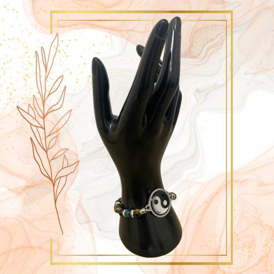 BRACELET FEMME ANTI-ONDES « ŒIL DE TIGRE+ ŒIL DE TAUREAU + ŒIL DE TIGRE BLEU » – Image 8