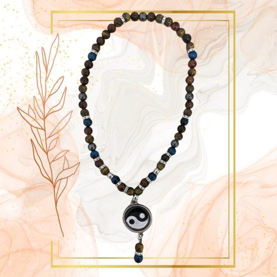 COLLIER ANTI-ONDES « OEIL DE TIGRE & OEIL DE TAUREAU» – Image 7